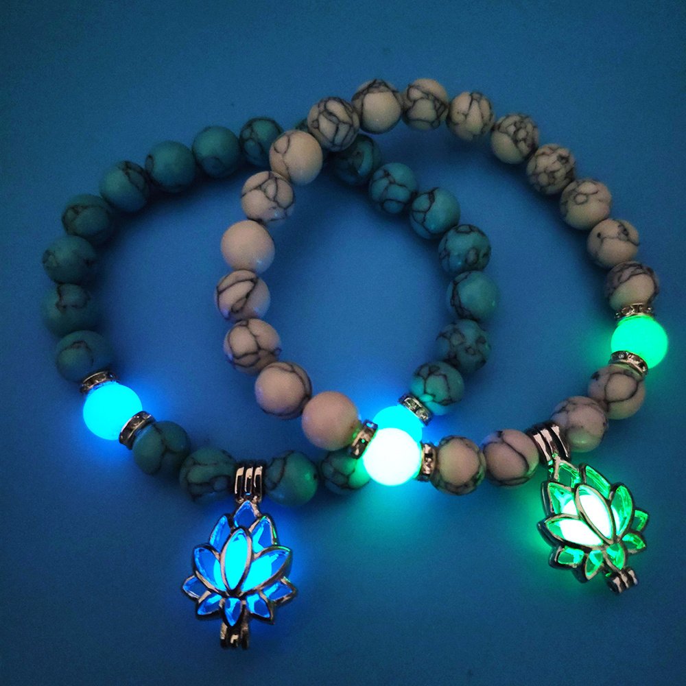 Luminous Lotus Natural Stone Bracelet Jewellery & watches 6