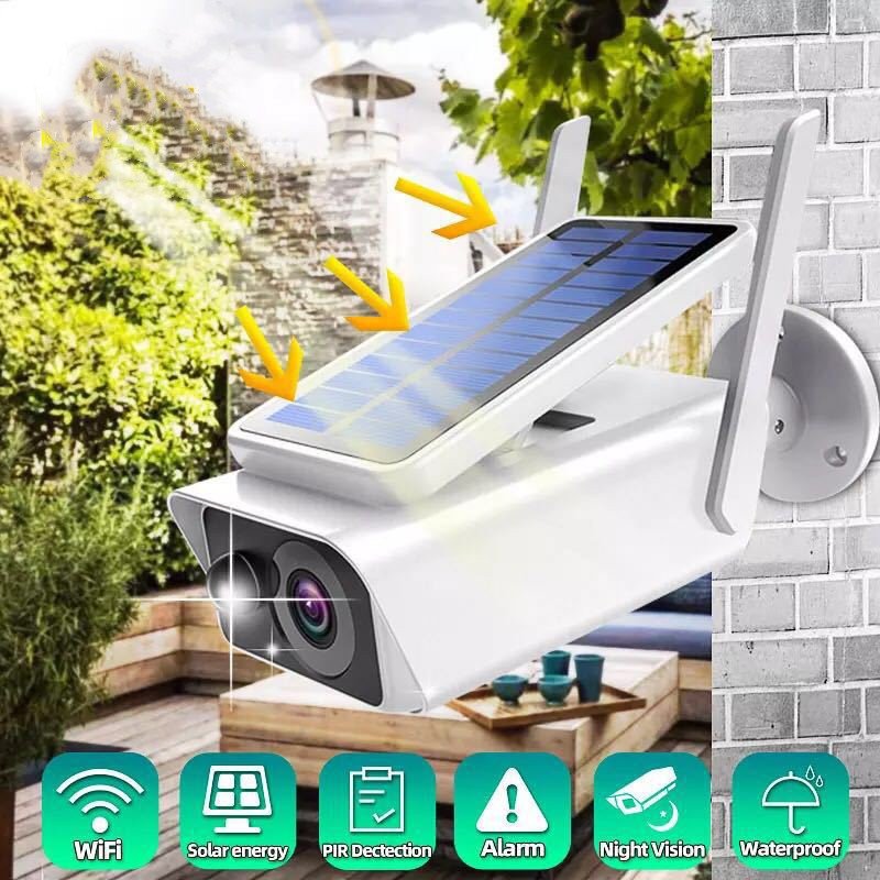 Wireless Wifi Solar Rechargeable Battery Camera Building & renovation