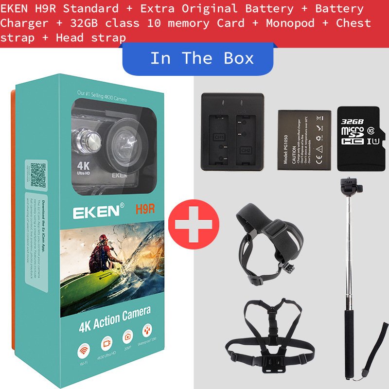 EKEN H9R Sports Camera – Kit Electronics & photography 10
