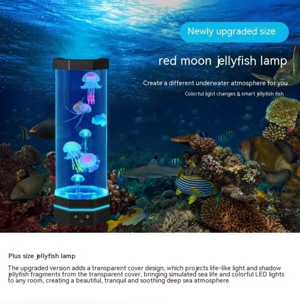 Jellyfish Lava Lamp – 17 Colors With Remote Control Home & living 8
