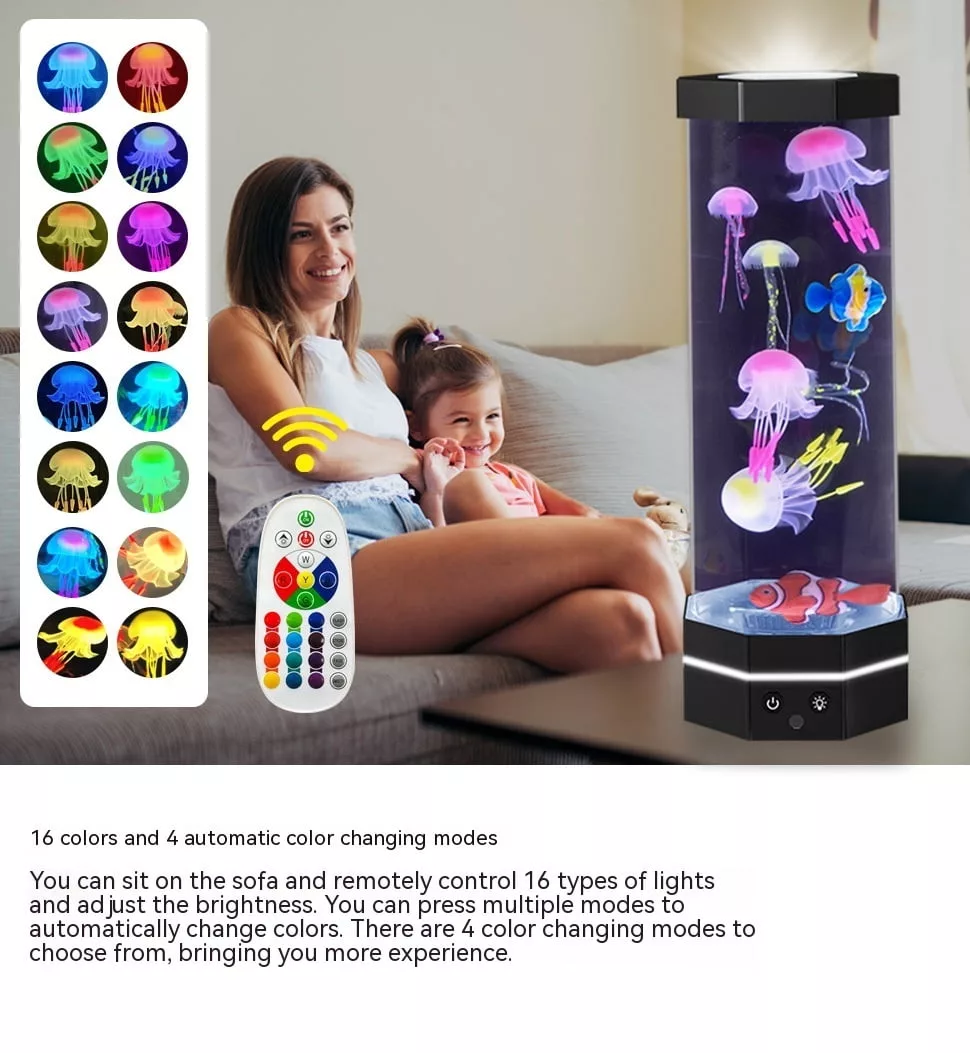 Jellyfish Lava Lamp – 17 Colors With Remote Control 11 Jellyfish Lava Lamp – 17 Colors With Remote Control Home & living 11