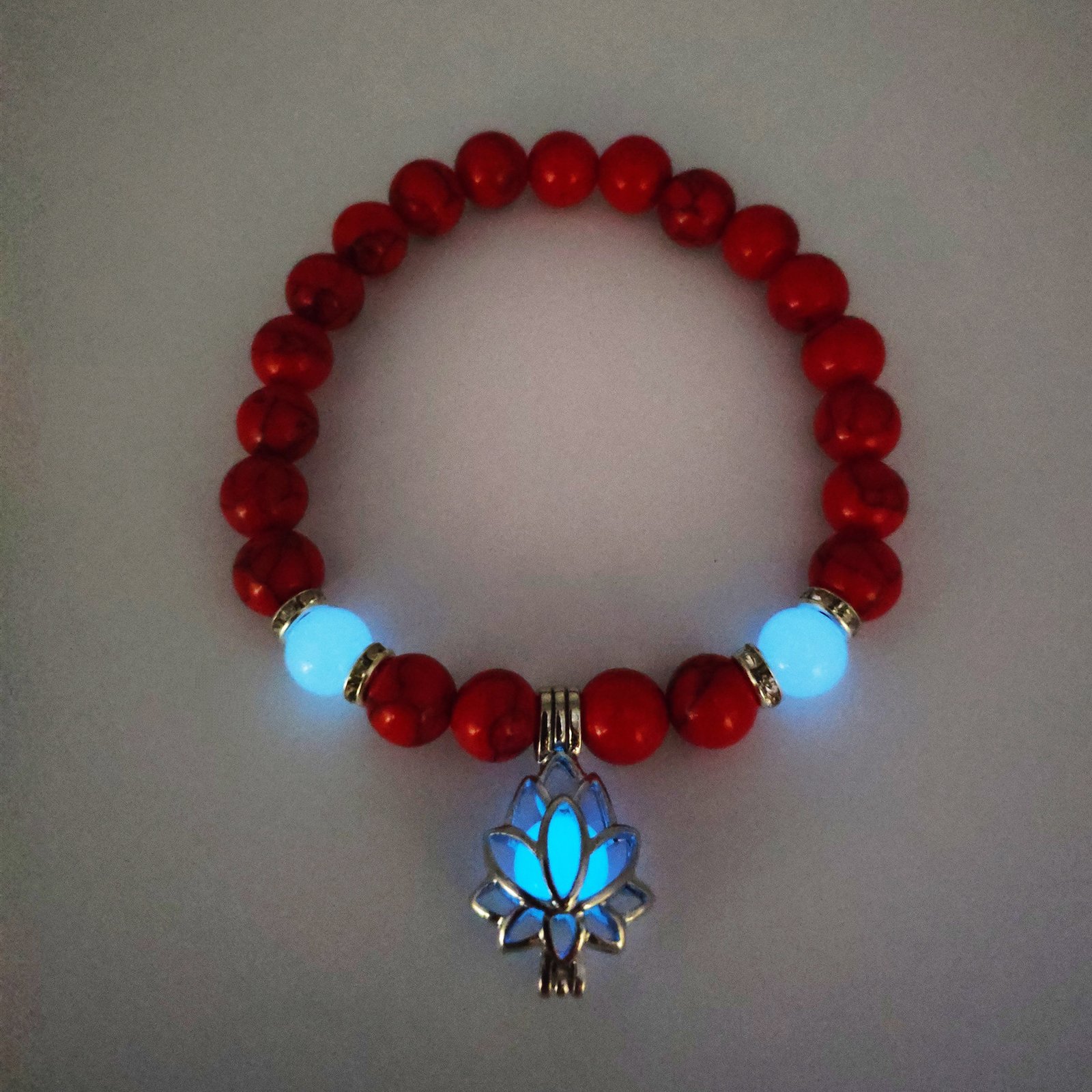Luminous Lotus Natural Stone Bracelet Jewellery & watches 9