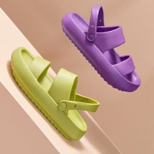 Adjustable “Croc like” Sandals for Women & Men Clothing & Fashion
