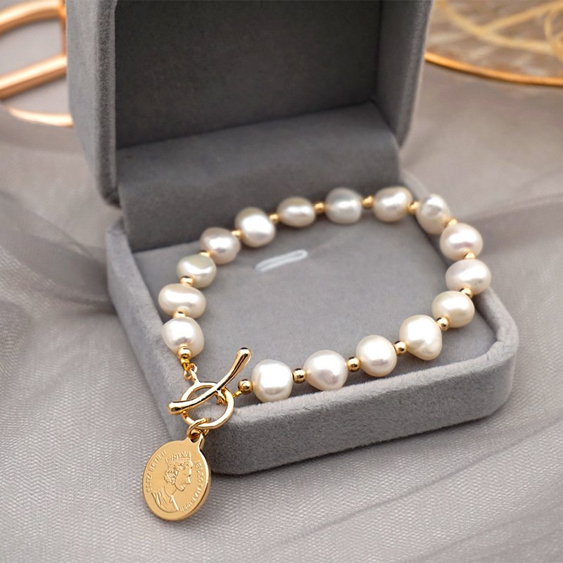Freshwater Pearl Bracelet – 14k Real Gold Jewellery & watches 4