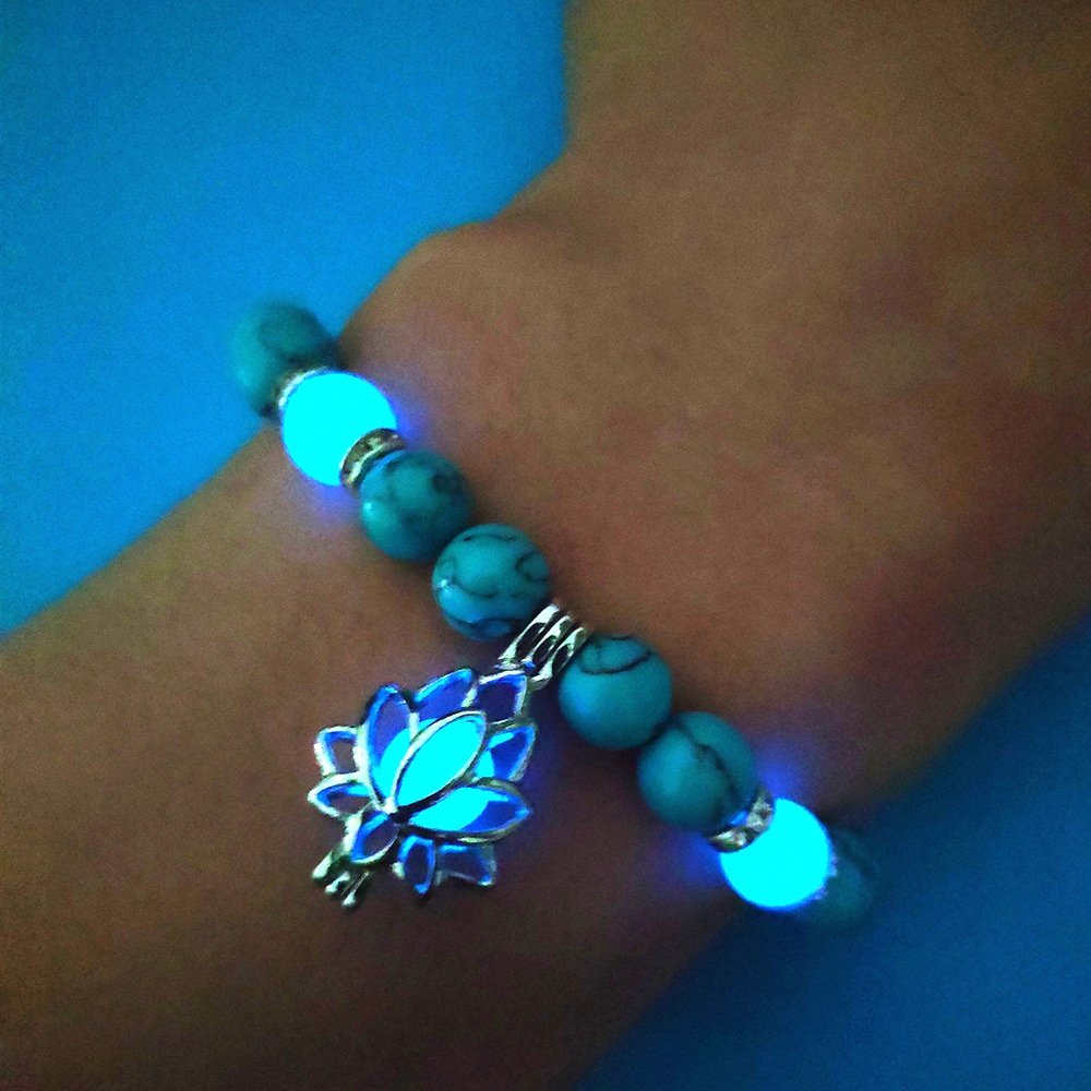 Luminous Lotus Natural Stone Bracelet Jewellery & watches 5