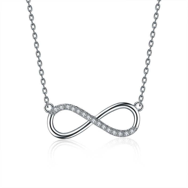 Silver Infinity Necklace Jewellery & watches