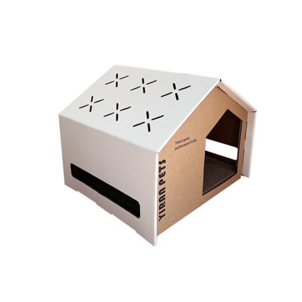 Claw Board Cat House: A Cozy and Stimulating Environment for Your Furry Friend Pets & animals 3