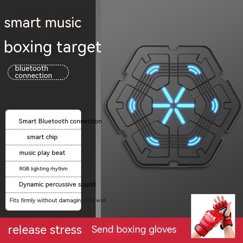 Smart Boxing Machine with Music Exercise equipment & weights   4