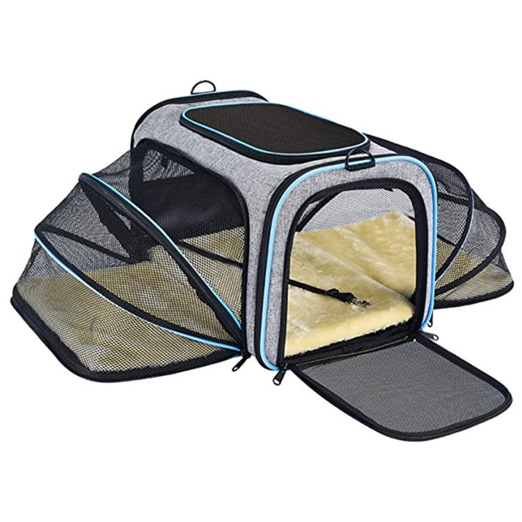 Expandable and Foldable Carrier For Cats & Dogs Pets & animals 6