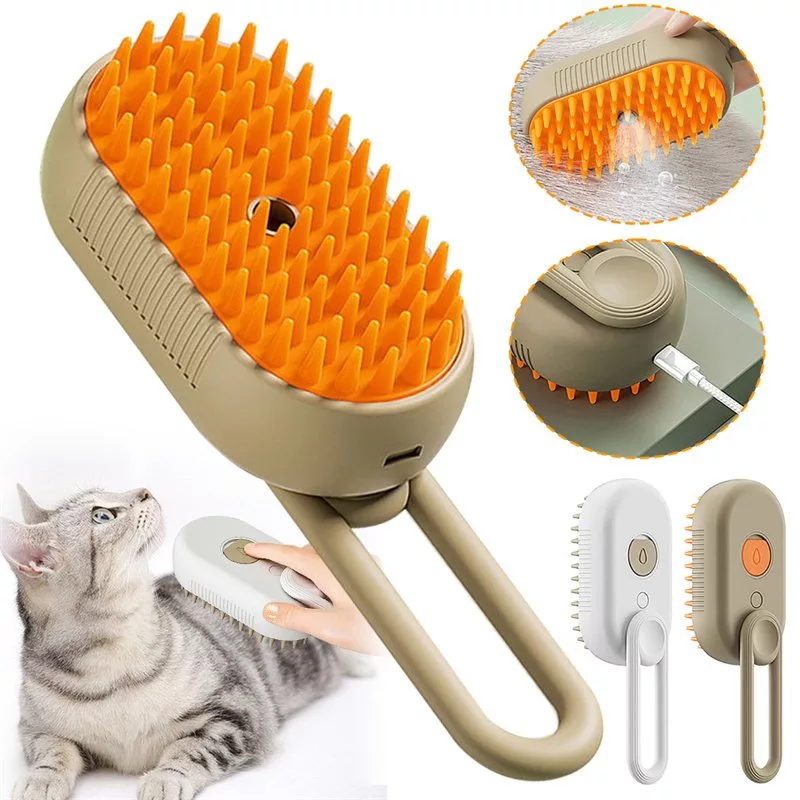 Cat & Dog Steam Brush 3 Cat & Dog Steam Brush Pets & animals 3