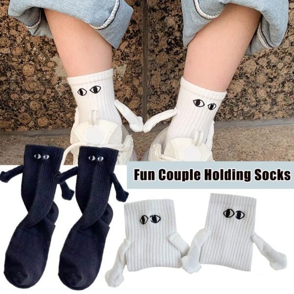 Hand In Hand Couple Socks Clothing & Fashion 3