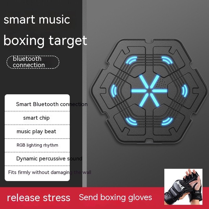 Smart Boxing Machine with Music Exercise equipment & weights   10
