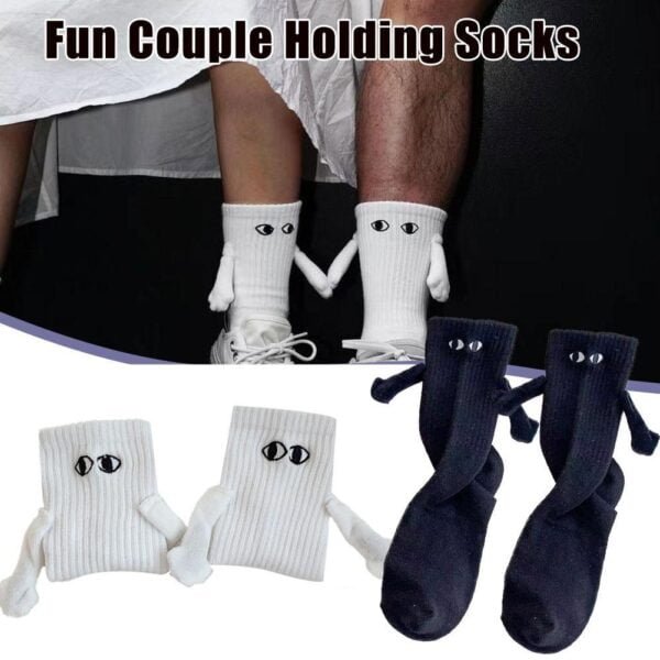 Hand In Hand Couple Socks Clothing & Fashion 2