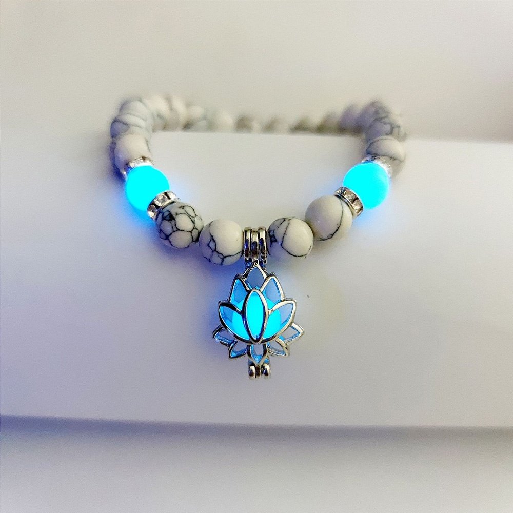 Luminous Lotus Natural Stone Bracelet Jewellery & watches 4
