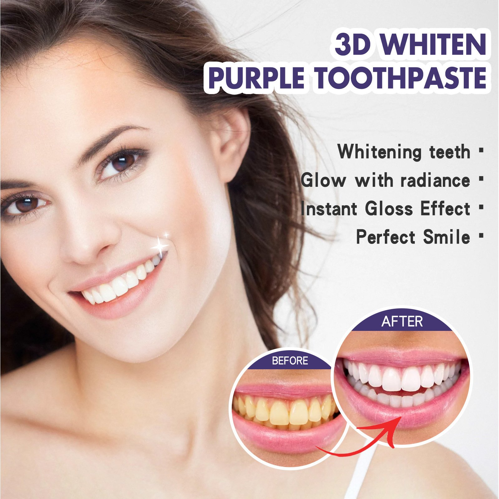 Teeth Whitening Purple Toothpaste Health & beauty 5