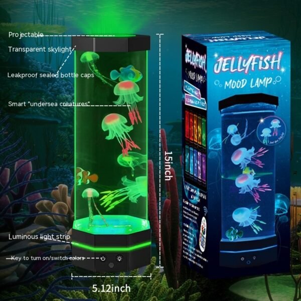 Jellyfish Lava Lamp – 17 Colors With Remote Control Home & living 7