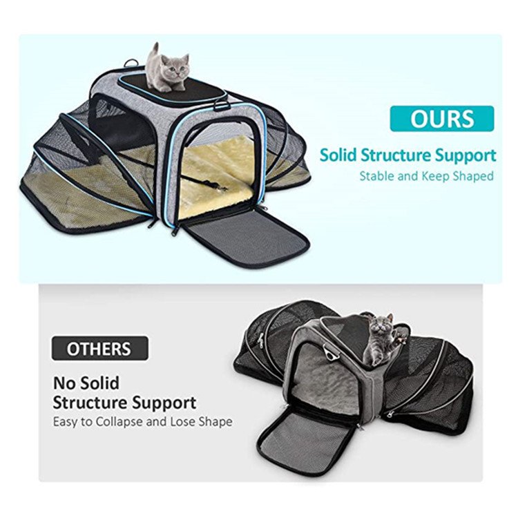 Expandable and Foldable Carrier For Cats & Dogs Pets & animals 5