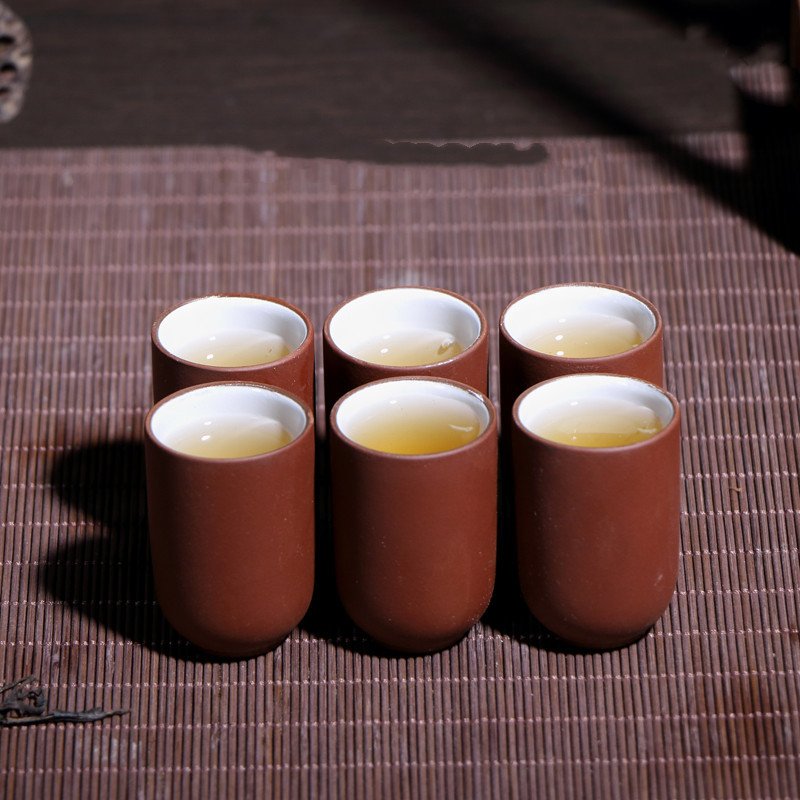 Handmade Clay Tea Cup Set (6 Cups): A Timeless Creation of Art and Practicality Home & living 3