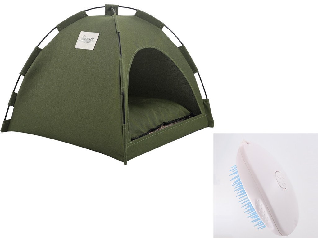 Ultra-Comfy Pet Tent with Cooling Mat Cats   9