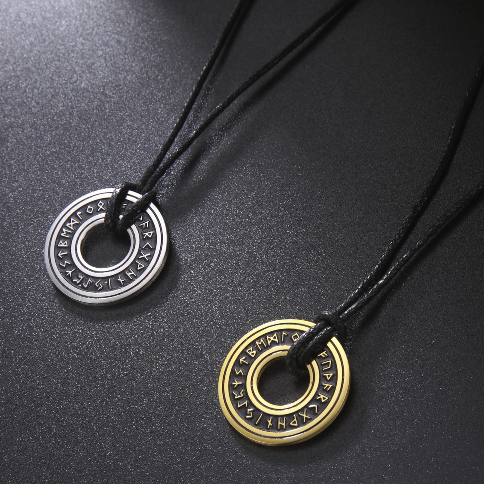 Asgard Rune Pendant Chain Jewellery & watches