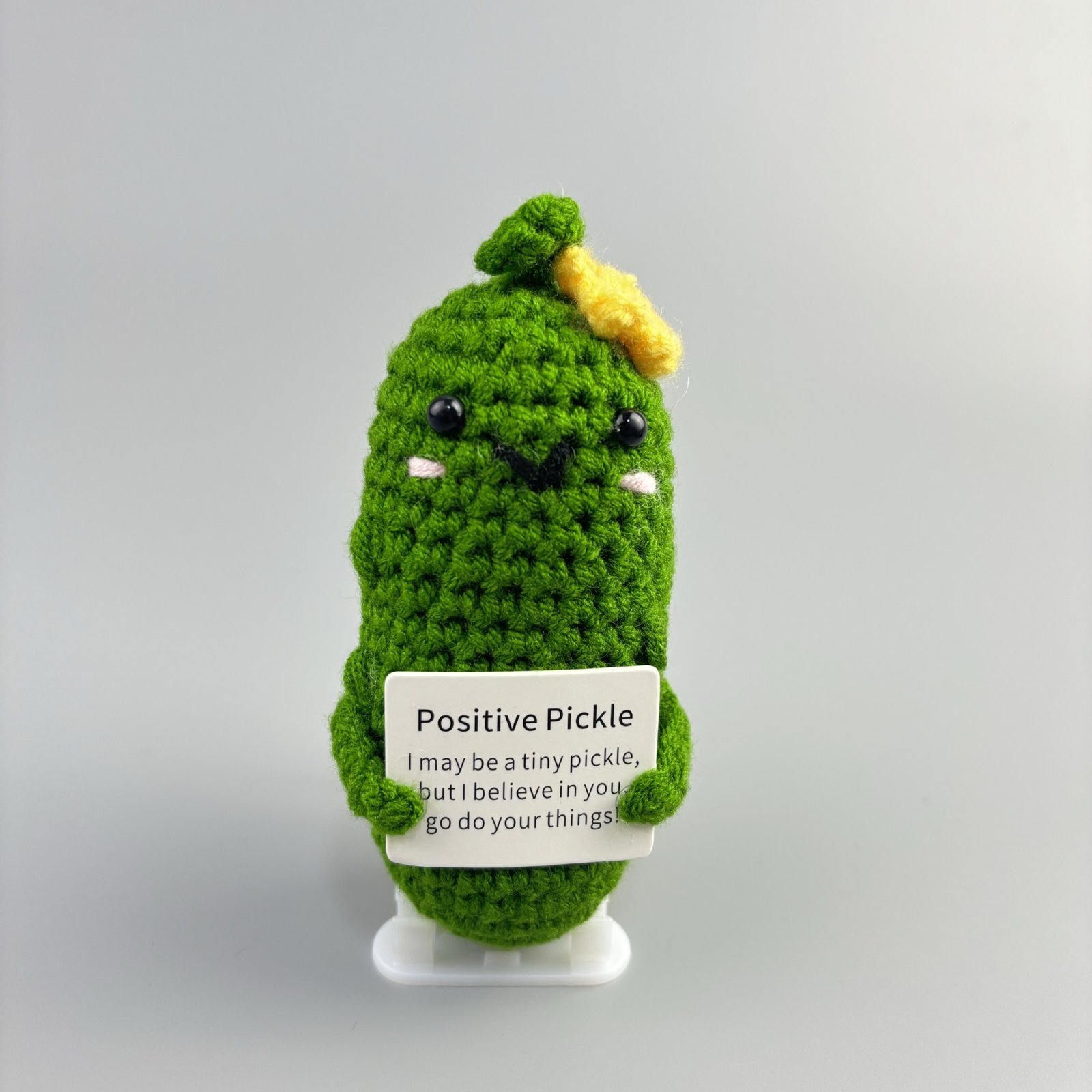Why You Need an Emotional Support Pickle (Handmade Wool Crocheted)