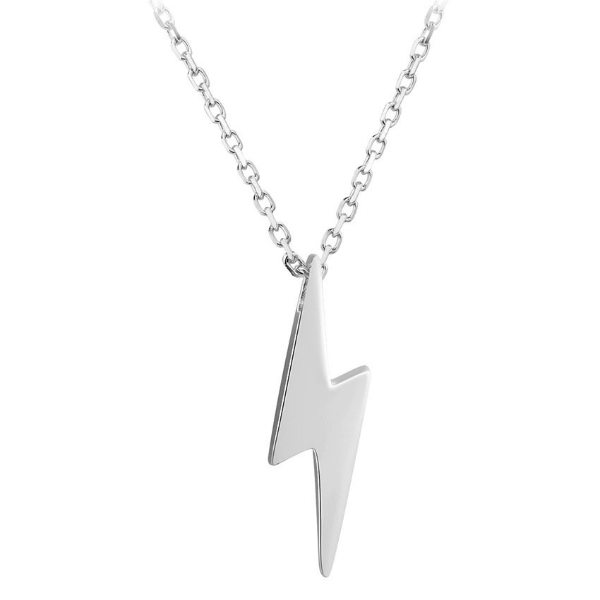 Sterling Silver or Gold-plated Lightening Necklace Necklaces & pendants   6