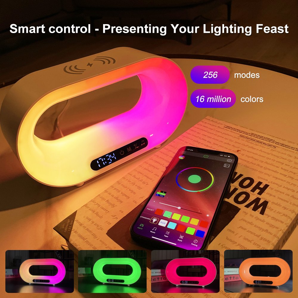 Multi-function 3 In 1 LED Night Light with APP Control Other music players   4