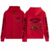 Stranger Things – Hellfire Club Zipper Hoodie 11 Stranger Things – Hellfire Club Zipper Hoodie Clothing  11