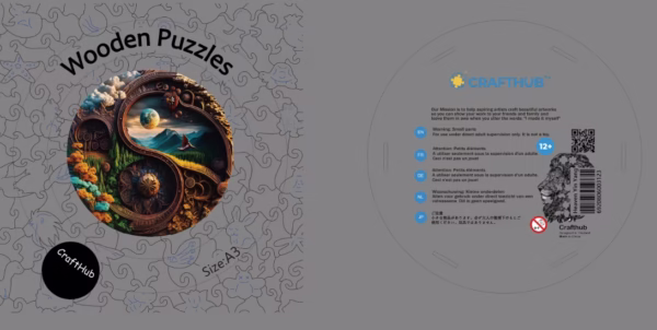 CraftHub Round And Rectangle Wooden Box Electronics & photography 4