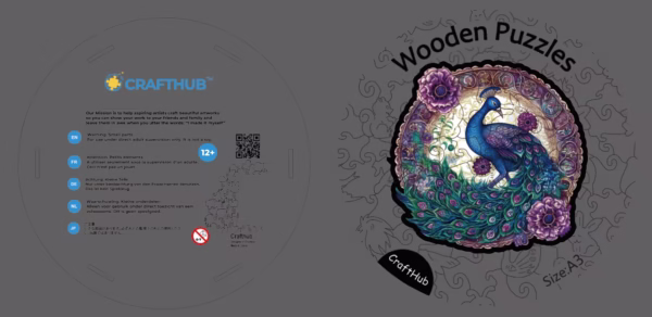 CraftHub Round And Rectangle Wooden Box Electronics & photography 8