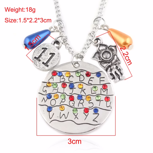 Stranger Things Necklace Bulb Letter Pendant Necklaces & pendants   5