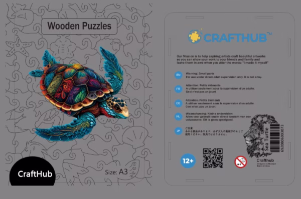 CraftHub Round And Rectangle Wooden Box Electronics & photography 2