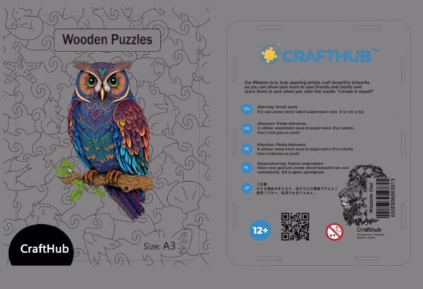 CraftHub Round And Rectangle Wooden Box Electronics & photography 7